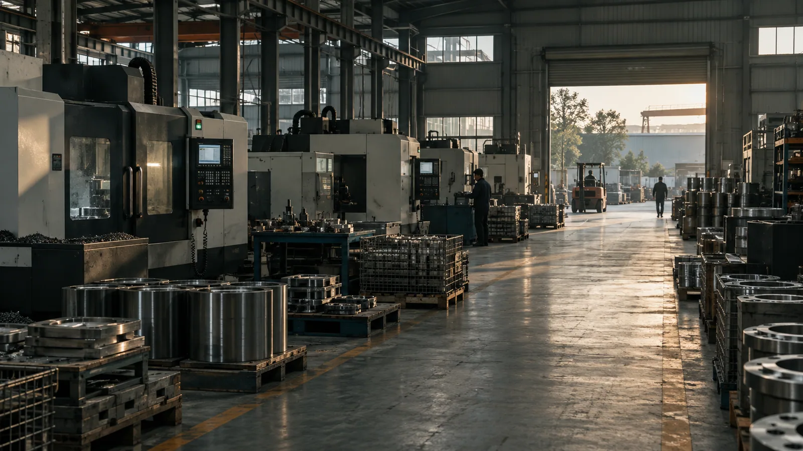 Illustrative industrial workshop in China